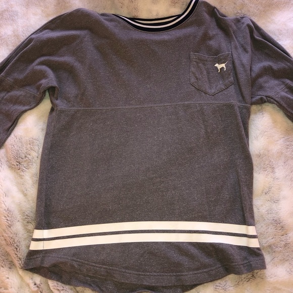 VS PINK Varsity shirt size S - Picture 2 of 2